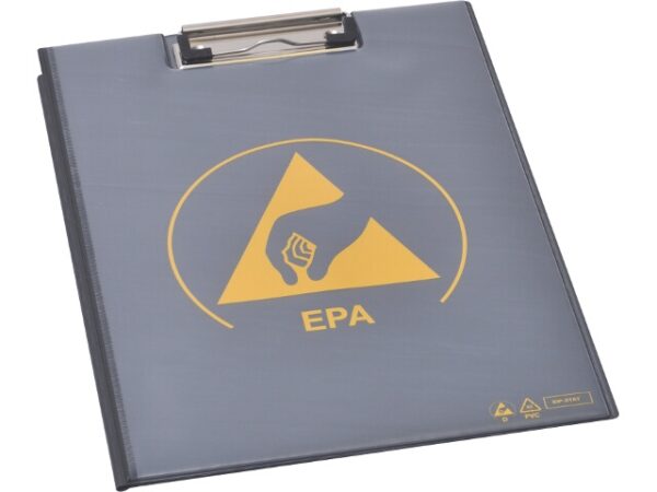 CLIPBOARD A4 Z LOGIEM EPA</br>czarny, zamykany